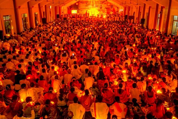 Manas Puja and Deep Aradhana under the guidance of Pujya Swamiji - Shree Datta Padmanabh Peeth - 