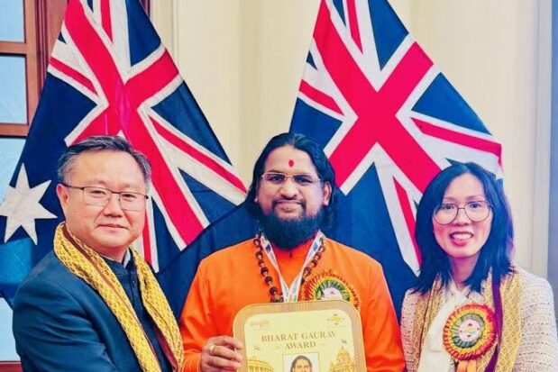 Bharat Gaurav at Melbourne’s Parliament, Australia - Shree Datta Padmanabh Peeth - 